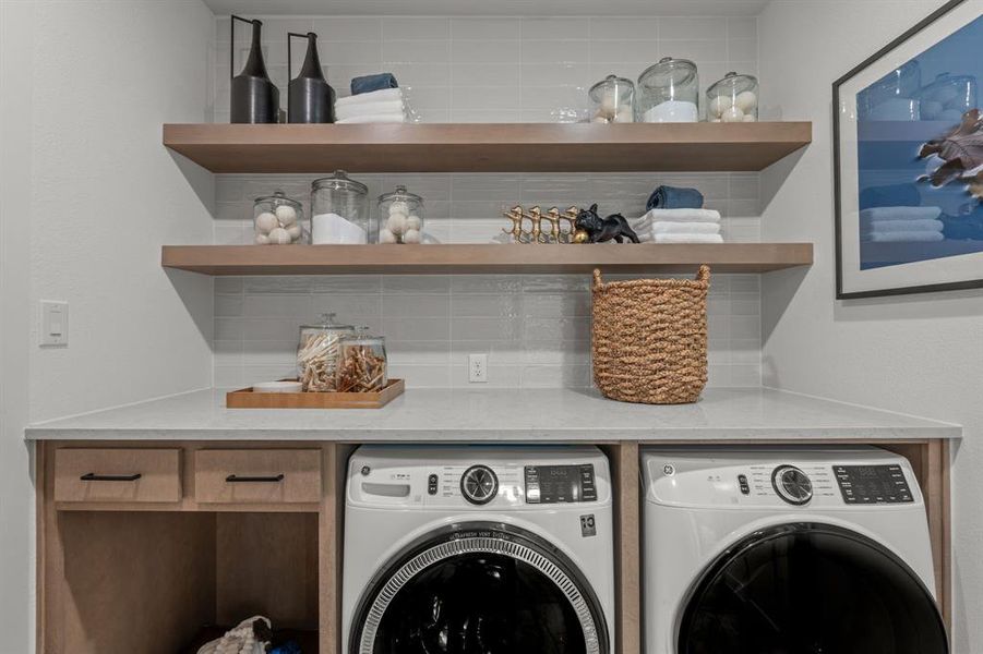 Close-up of interior finishes inside a home in East Village - Classic Series, Frisco (Image 19).