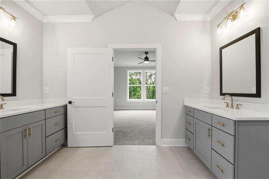 Furnished interior view inside a new home in , Clarkesville (Image 19).