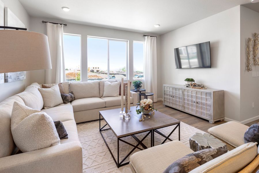 Furnished interior view inside a new home in Sugar Mill Village, Longmont (Image 7).