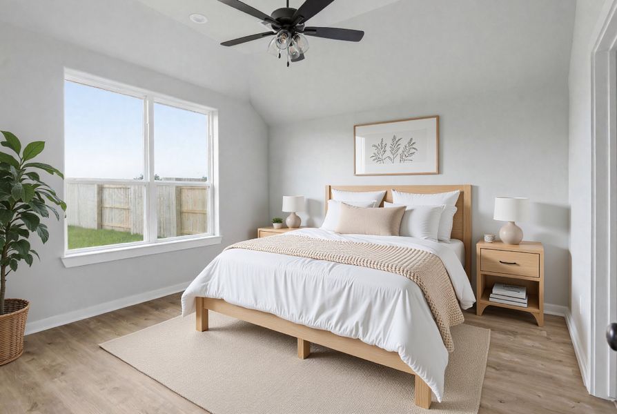 Furnished interior view inside a new home in Mission Ranch, College Station (Image 9).