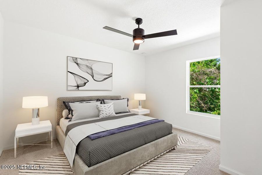 Furnished interior view inside a new home in , Jacksonville (Image 11).