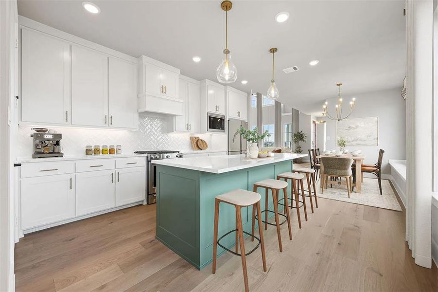 Furnished interior view inside a new home in Fields, Frisco (Image 13).