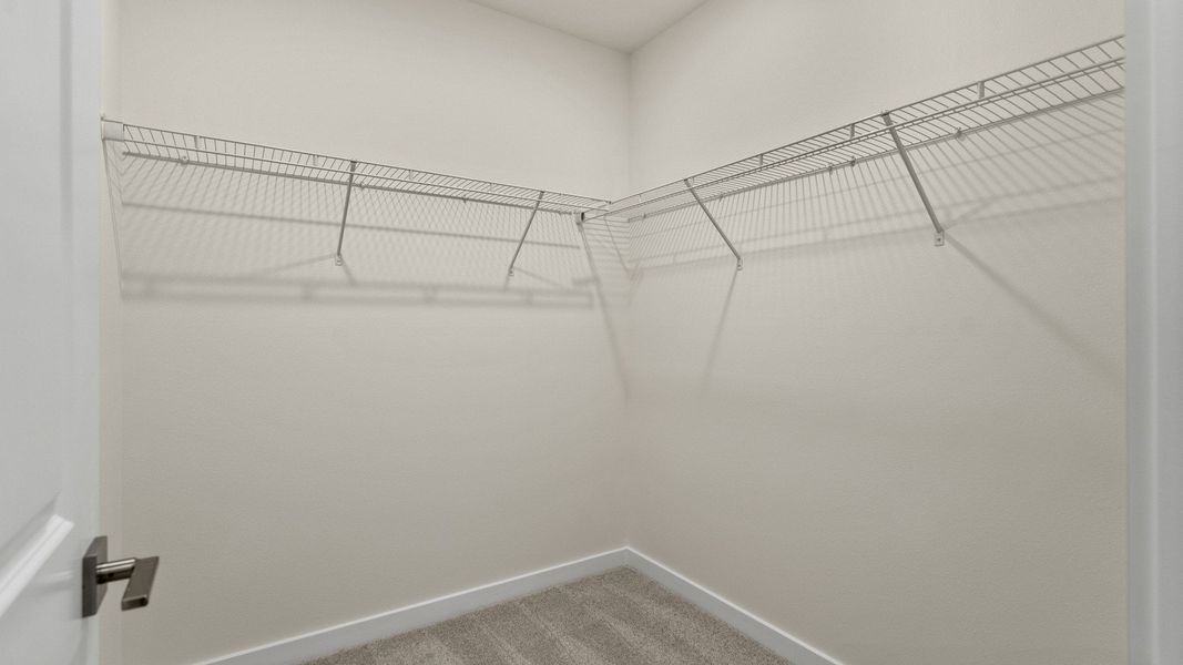 The Naples First Floor Primary walk-in closet Quick Move-In Home at Willowbrook North by DRB Homes in Winter Haven, FL The Naples First Floor Primary walk-in closet Quick Move-In Home at Willowbrook North by DRB Homes in Winter Haven, FL