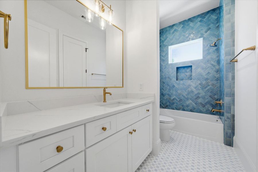 Furnished interior view inside a new home in , Houston (Image 30).