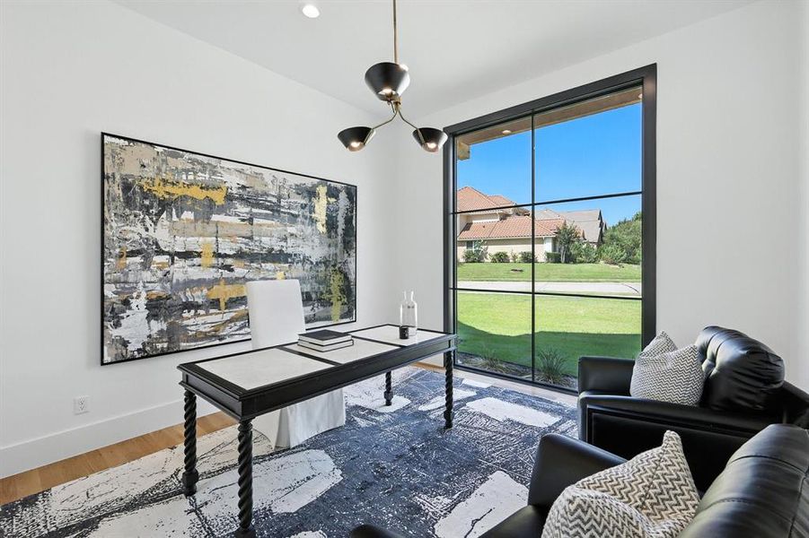 Furnished interior view inside a new home in , Colleyville (Image 12).