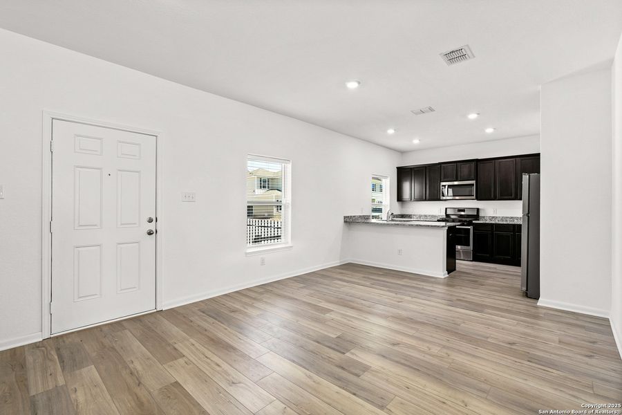 Spacious, unfurnished interior of a new home in Luckey Ranch, San Antonio (Image 12). Spacious, unfurnished interior of a new home in Luckey Ranch, San Antonio (Image 12).