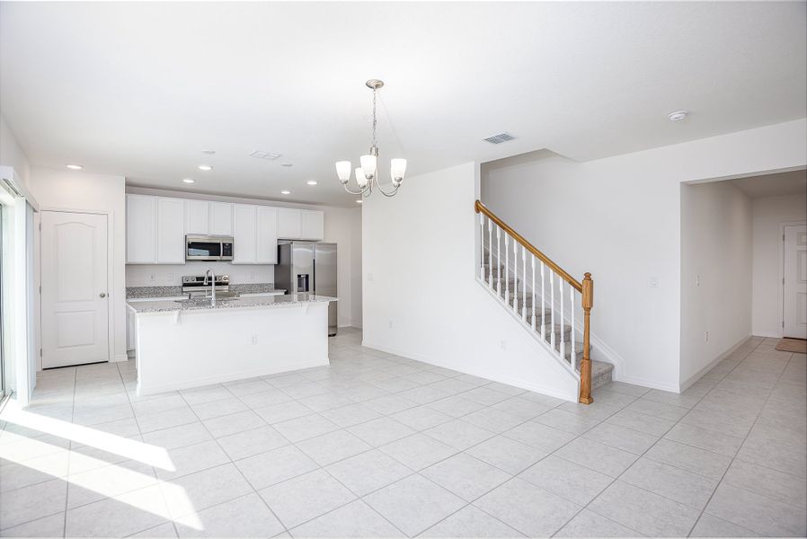 Representative unfurnished interior of a home built from the Melbourne by Maronda Homes in Coastal Communities, Edgewater (Image 7). Representative unfurnished interior of a home built from the Melbourne by Maronda Homes in Coastal Communities, Edgewater (Image 7).