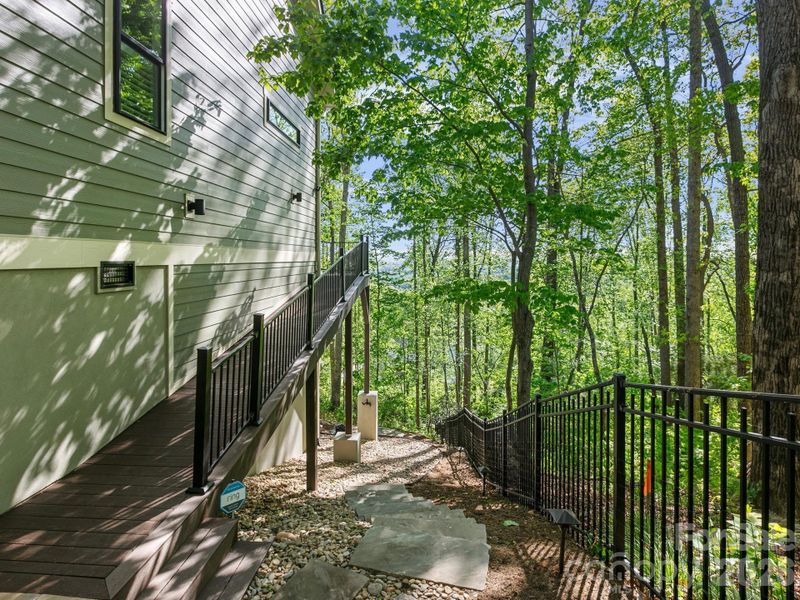 Exterior details and patio area of a home in , Hendersonville (Image 25).
