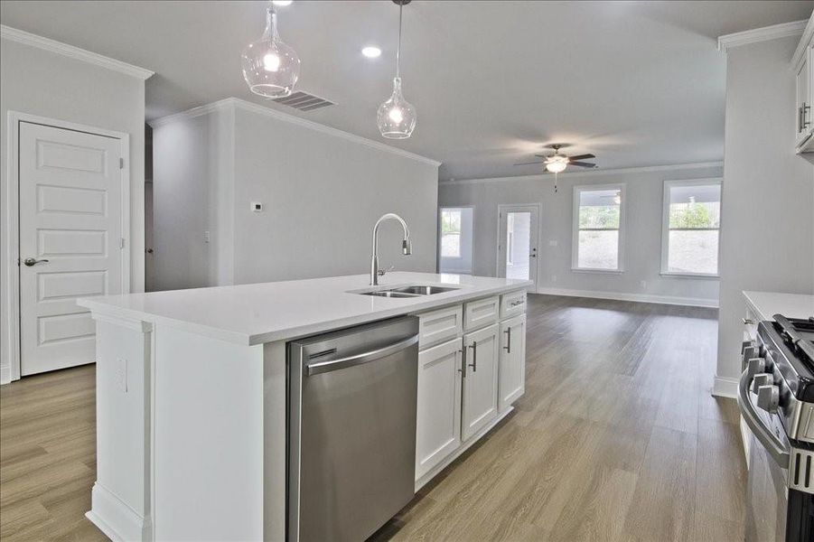 Furnished interior view inside a new home in Cooper's Walk, Loganville (Image 7).