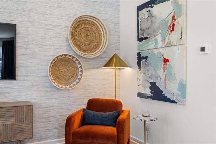 Furnished interior view inside a new home in Towns at Ivy Creek, Buford (Image 34).