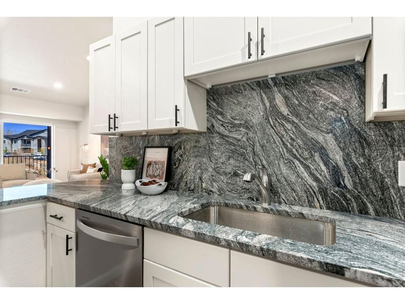 Furnished interior view inside a new home in , Denver (Image 34).