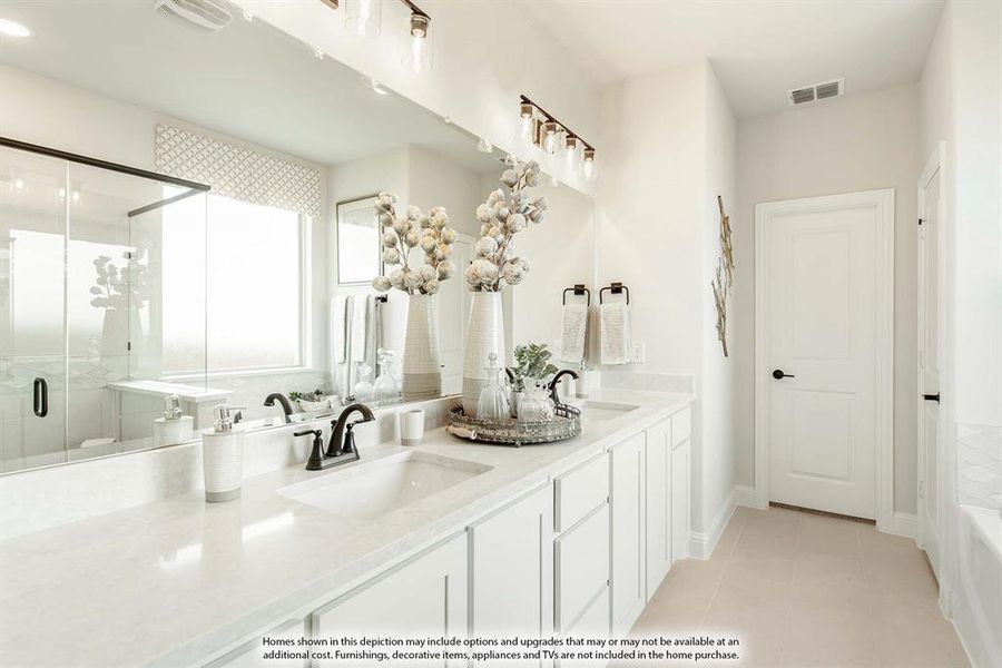 Furnished interior view inside a new home in Hampton Park, Glenn Heights (Image 5).