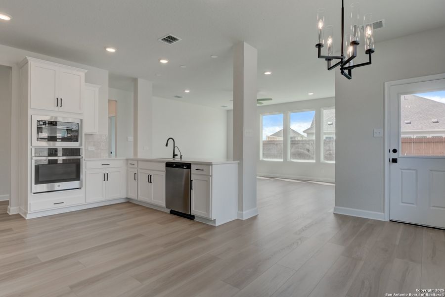 Furnished interior view inside a new home in Megan's Landing 50's, Castroville (Image 10). Furnished interior view inside a new home in Megan's Landing 50's, Castroville (Image 10).