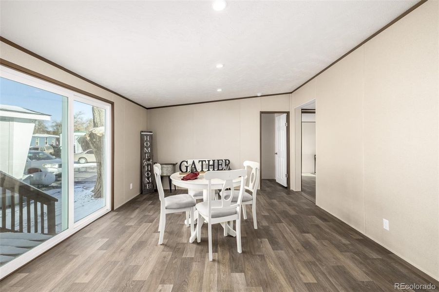 Furnished interior view inside a new home in , Colorado Springs (Image 9).