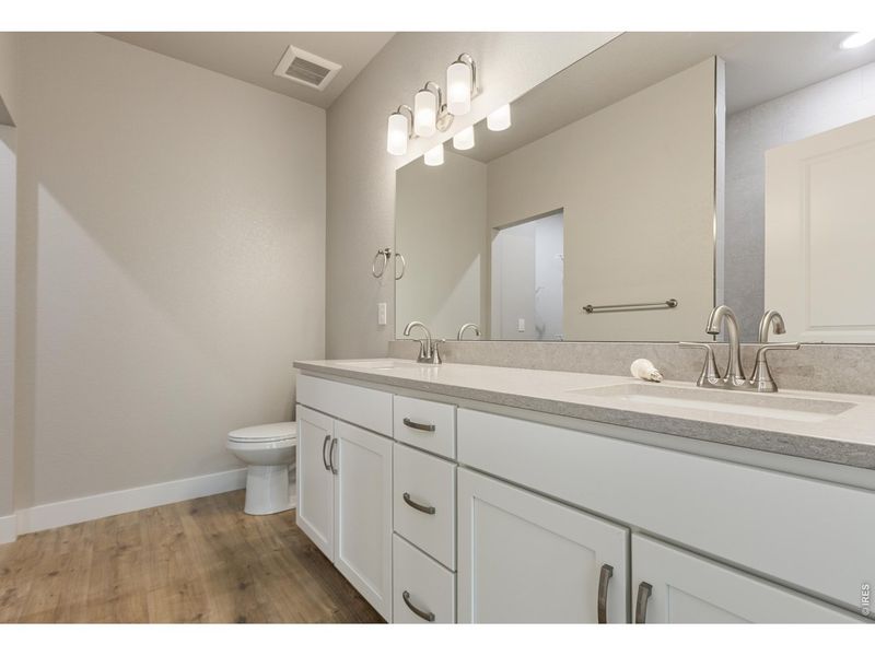 Furnished interior view inside a new home in Northfield at Old Town - Vista Collection, Fort Collins (Image 7).