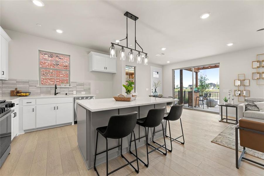 Furnished interior view inside a new home in The Tribute, The Colony (Image 17). Furnished interior view inside a new home in The Tribute, The Colony (Image 17).