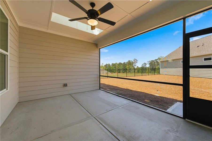 Exterior details and patio area of a home in , Hiram (Image 3).