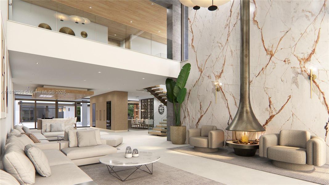 Furnished interior view inside a new home in , Pinecrest (Image 10).