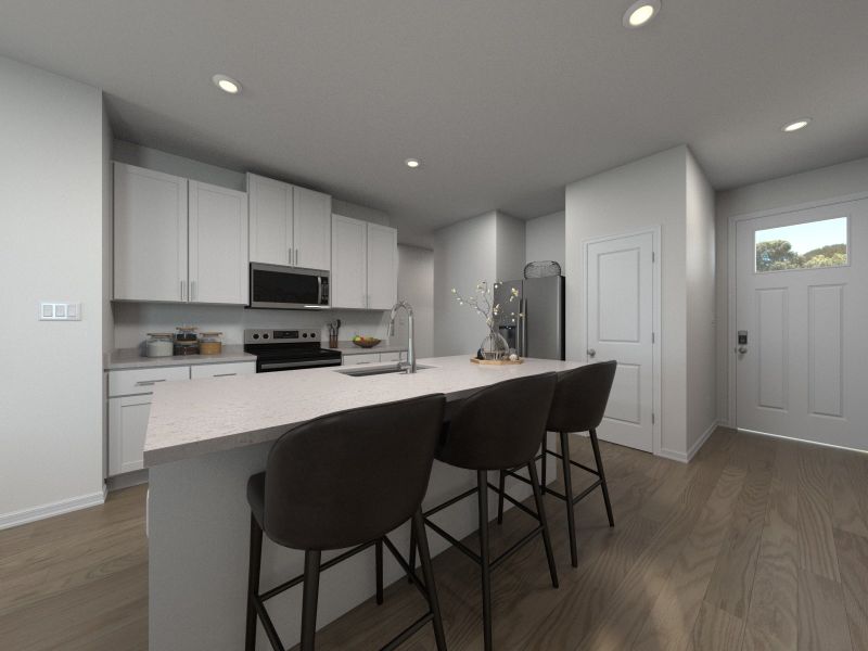 Furnished interior view inside a new home in Oakfield Trails - Premier Series, Parrish (Image 4).