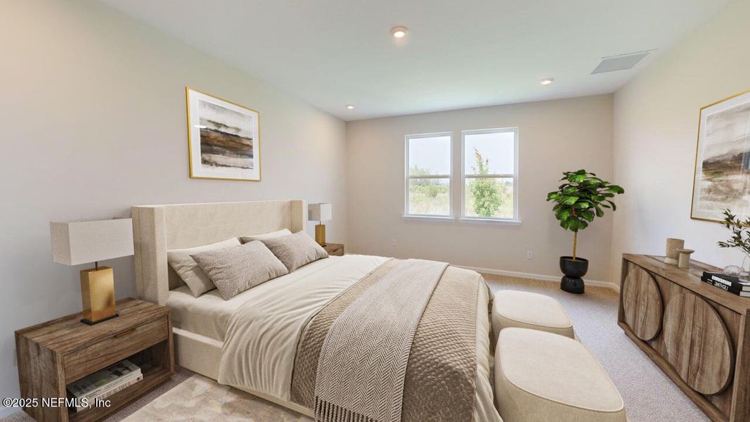Furnished interior view inside a new home in Lakes at Bella Lago, Green Cove Springs (Image 5).