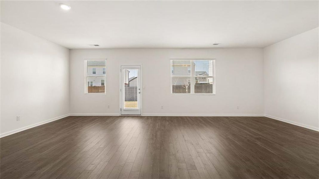 Spacious, unfurnished interior of a new home in The Reserve at Calcutta, Stockbridge (Image 18). Spacious, unfurnished interior of a new home in The Reserve at Calcutta, Stockbridge (Image 18).