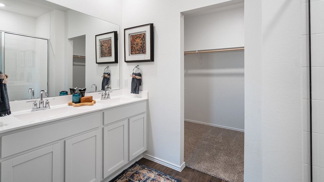 Representative furnished interior of a home built from the The Kendall by D.R. Horton in Talavera, Kyle (Image 24). Representative furnished interior of a home built from the The Kendall by D.R. Horton in Talavera, Kyle (Image 24).