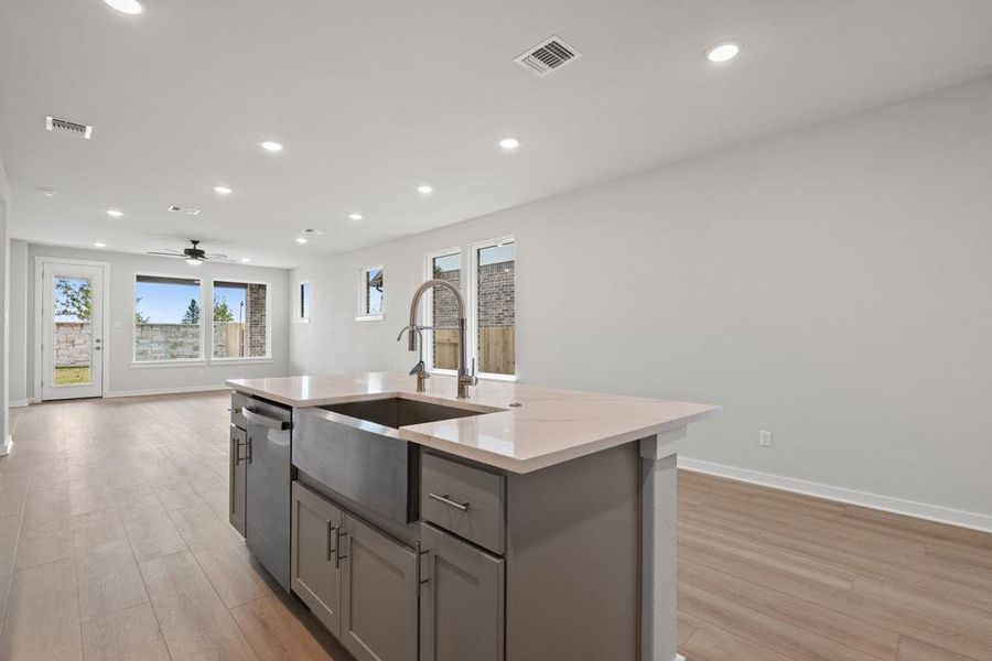 Furnished interior view inside a new home in Flora, Hutto (Image 12).