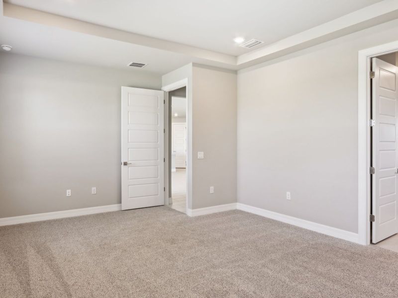Primary suite in the Willet floorplan at 44326 Frontier Dr