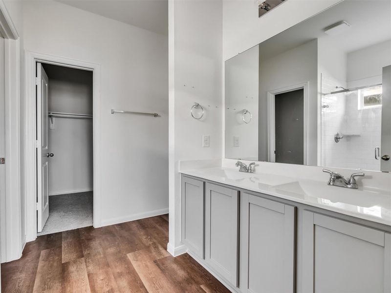 Furnished interior view inside a new home in Sweetgrass Village, Barrett (Image 9).