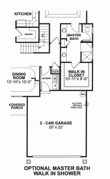 Optional MBA Walk-In Shower