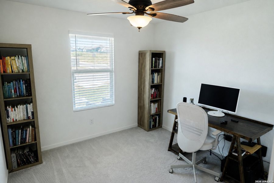 Furnished interior view inside a new home in Hidden Trails, Bulverde (Image 14). Furnished interior view inside a new home in Hidden Trails, Bulverde (Image 14).