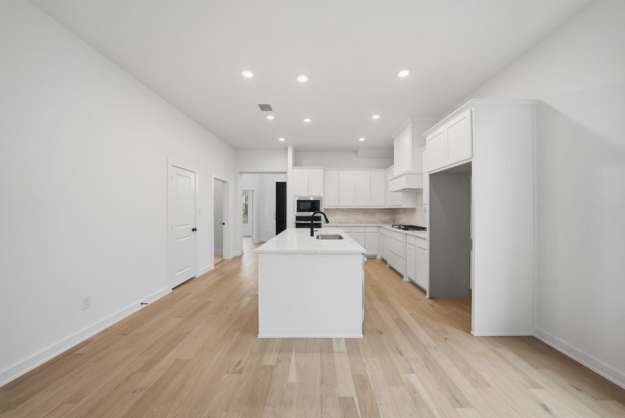 Furnished interior view inside a new home in Cottages of Celina, Celina (Image 9).