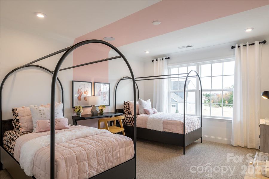 Not actual home. Photos of Riverton plan model home.