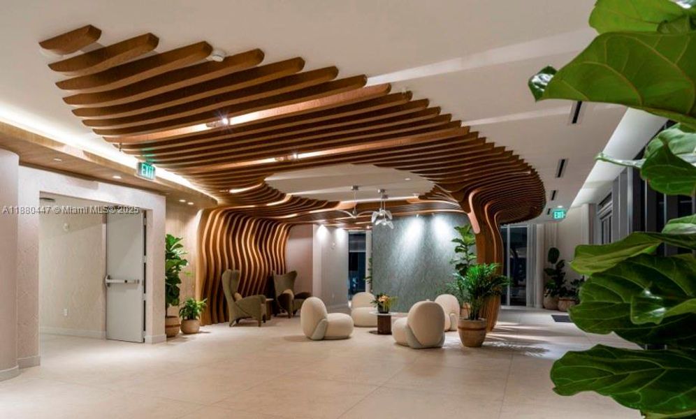 Furnished interior view inside a new home in , Miami (Image 8).