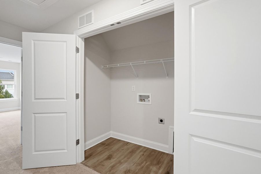 Spacious, unfurnished interior of a new home in Harrisburg Village Townhomes, Harrisburg (Image 43).