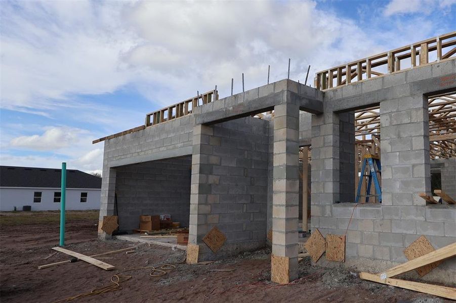 In-progress construction of a new home in , St. Cloud, FL (Image 7).