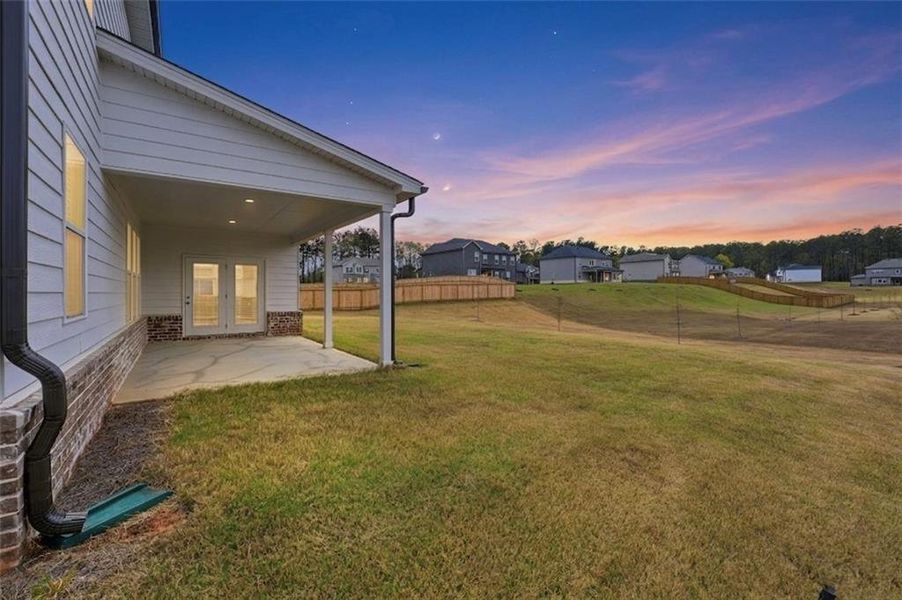 Exterior details and patio area of a home in , McDonough (Image 3).