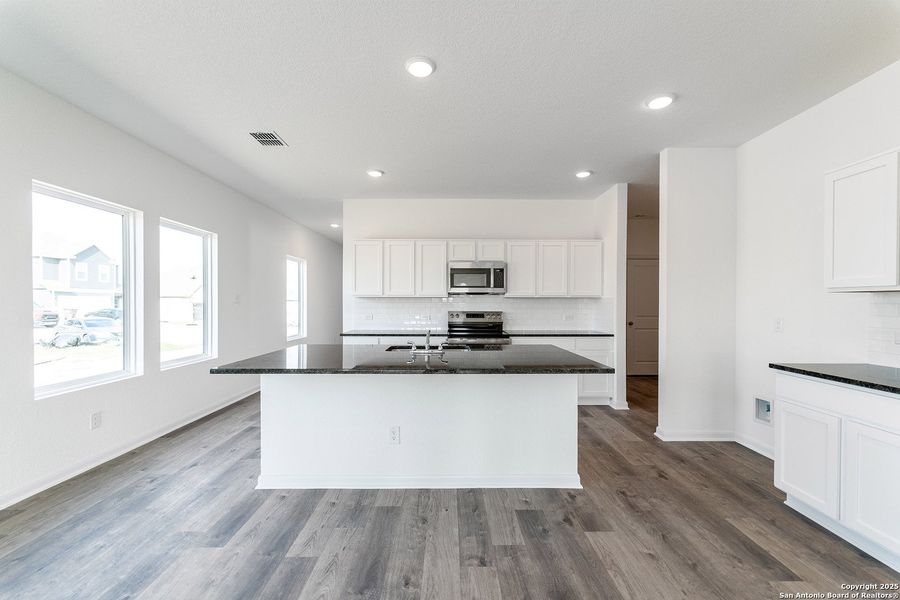 Furnished interior view inside a new home in Katzer Ranch, Converse (Image 4).