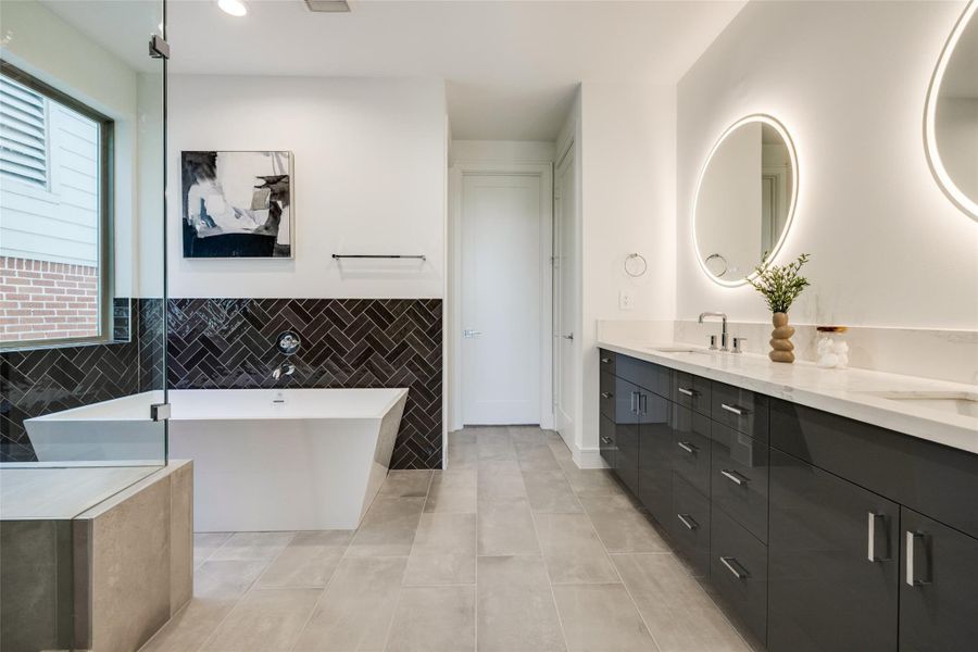 Furnished interior view inside a new home in , Houston (Image 14).
