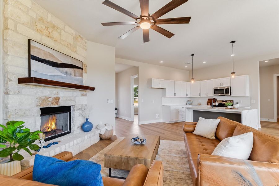 Furnished interior view inside a new home in , Bertram (Image 17). Furnished interior view inside a new home in , Bertram (Image 17).