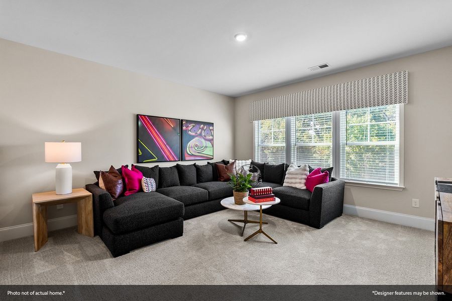 Furnished interior view inside a new home in Sweetbrier, Durham (Image 23).