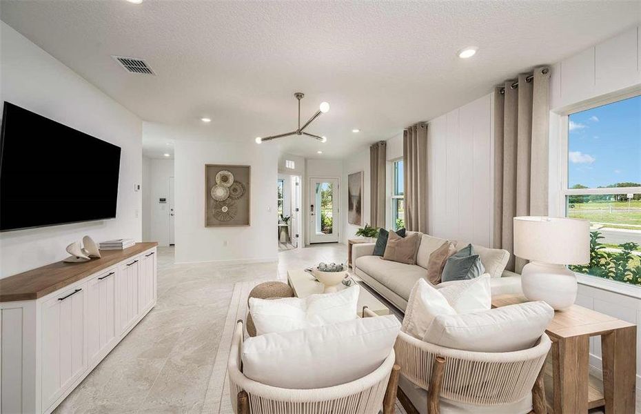 Furnished interior view inside a new home in , Wildwood (Image 4).
