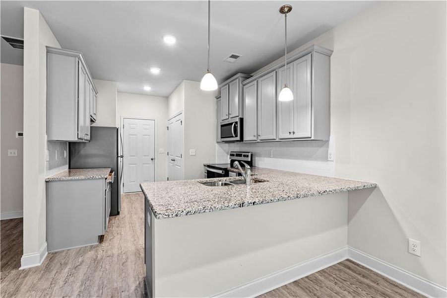 Furnished interior view inside a new home in , Covington (Image 9).