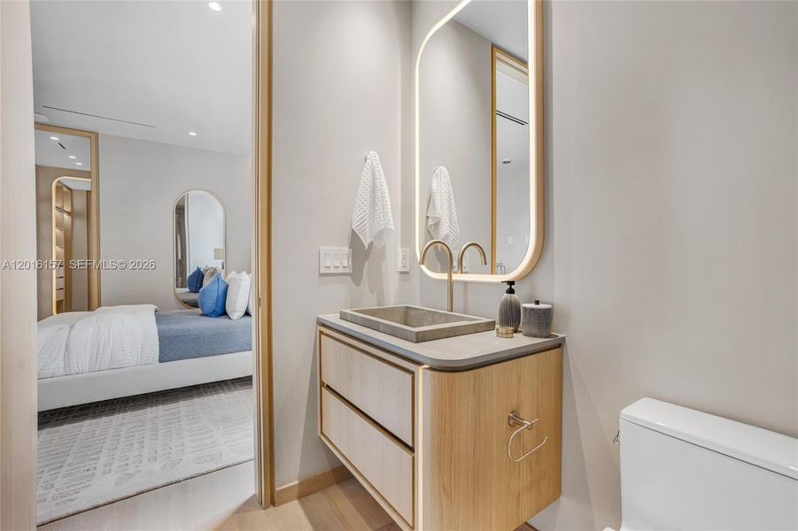 Furnished interior view inside a new home in , Miami Beach (Image 45).