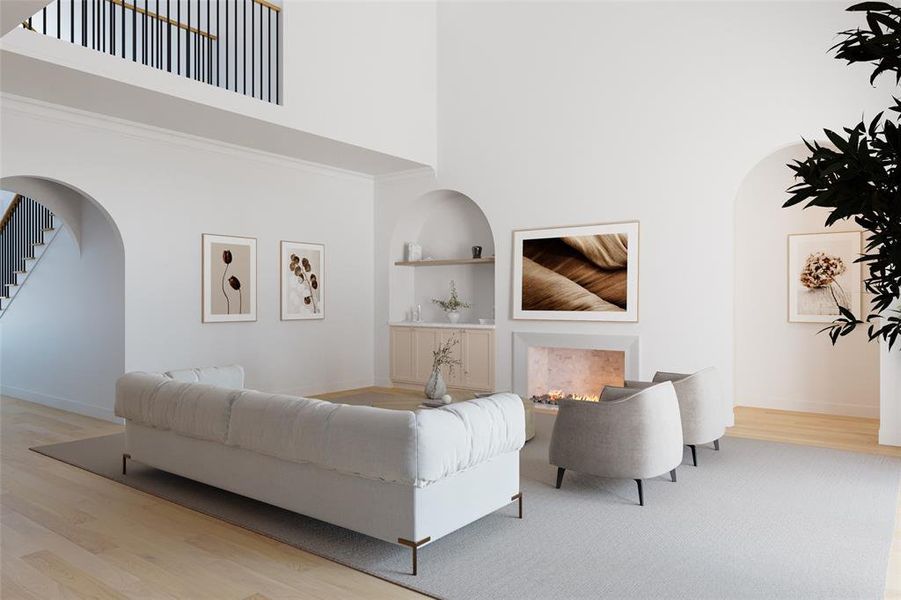 Furnished interior view inside a new home in , Dallas (Image 5). Furnished interior view inside a new home in , Dallas (Image 5).