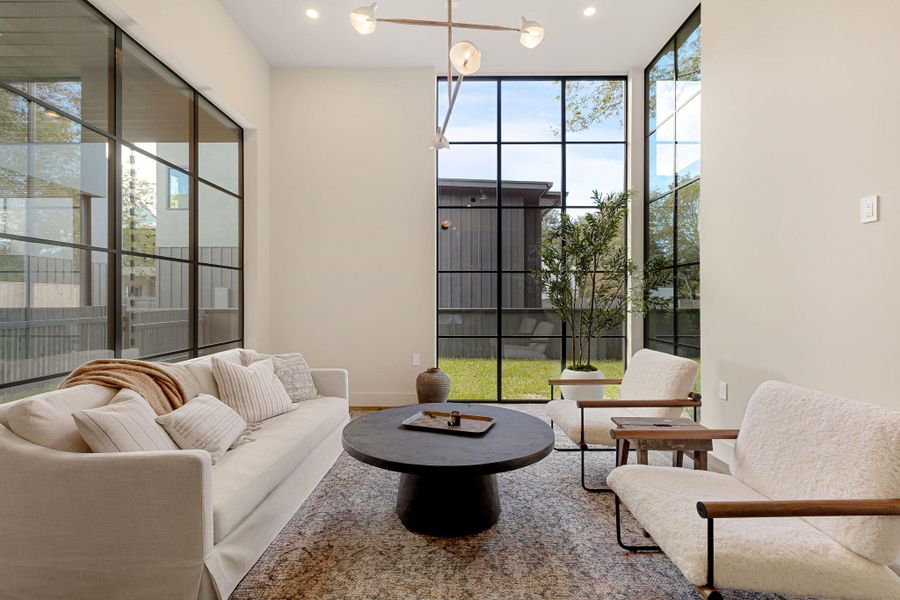 Furnished interior view inside a new home in , Austin (Image 16). Furnished interior view inside a new home in , Austin (Image 16).