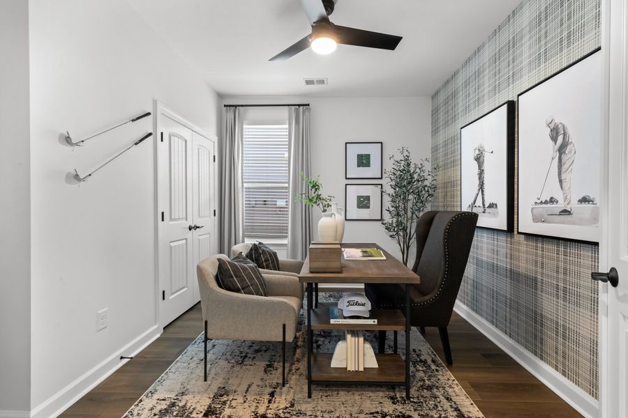 Representative furnished interior of a home built from the The Redbud by Chesapeake Homes in Neill's Pointe, Angier (Image 29).