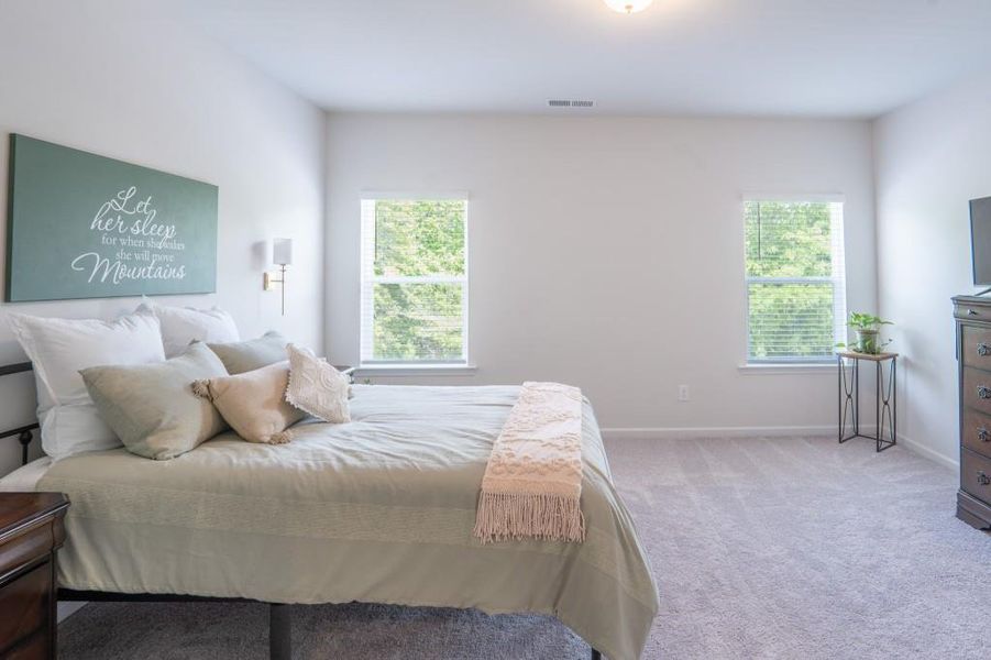 Furnished interior view inside a new home in Ellison Square, Sugar Hill (Image 17).