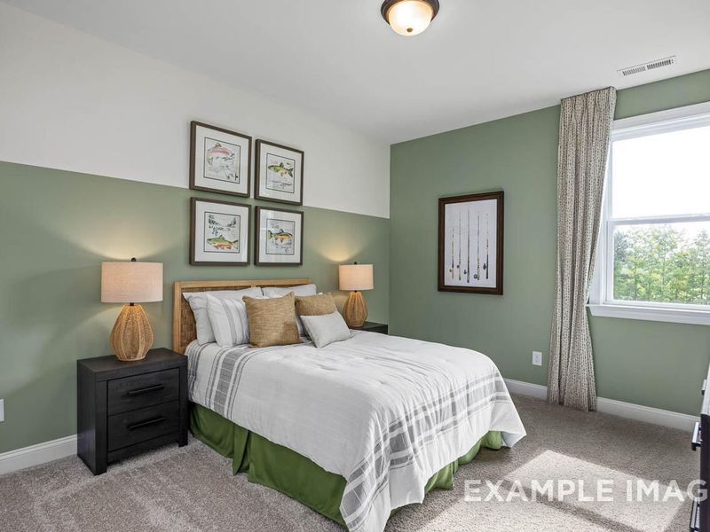 Furnished interior view inside a new home in Rockport, Wake Forest (Image 35). Furnished interior view inside a new home in Rockport, Wake Forest (Image 35).