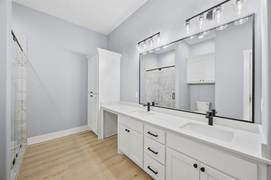 Furnished interior view inside a new home in , Ennis (Image 10).